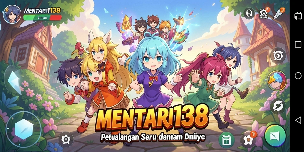 Screenshot MENTARI138 yang menampilkan aksi seru dan karakter Anime.