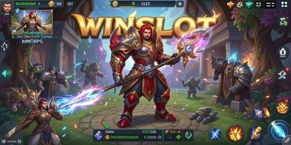 Screenshot gameplay WINSLOT menampilkan petualangan seru dalam dunia MMORPG.